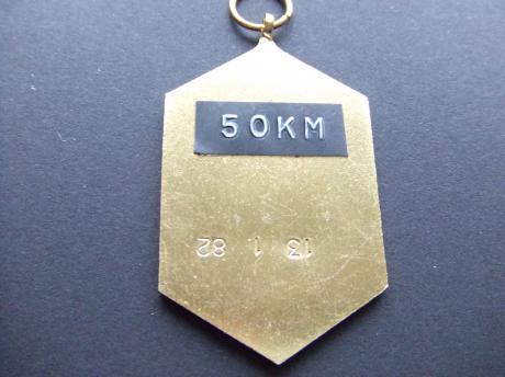 Schaatsen Lage-landen tocht 1982. 50 km (2)